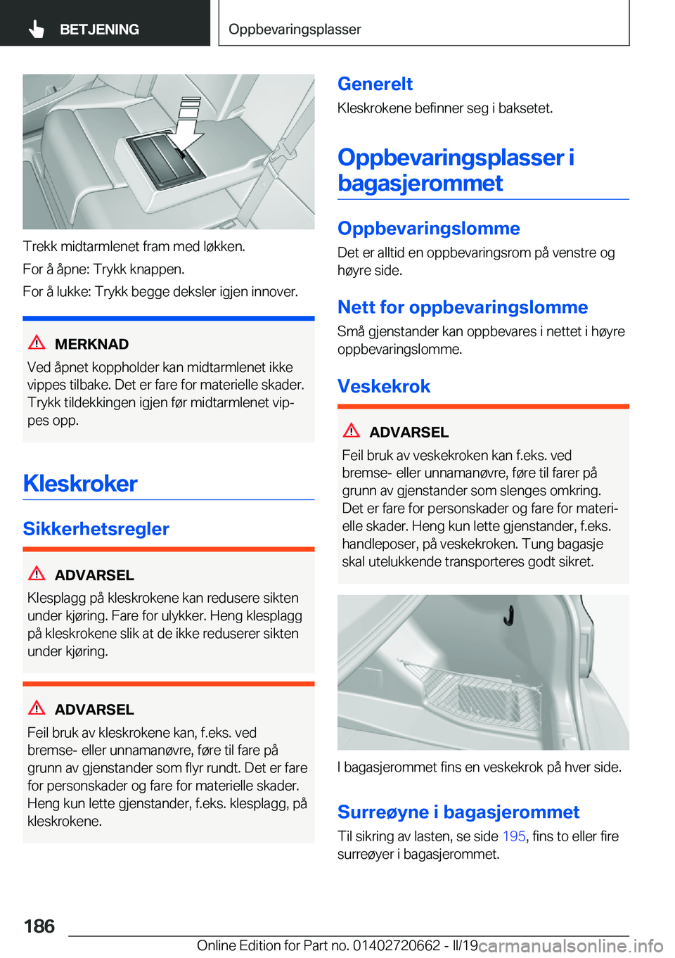 BMW M2 2020  InstruksjonsbØker (in Norwegian) �T�r�e�k�k��m�i�d�t�a�r�m�l�e�n�e�t��f�r�a�m��m�e�d��l�