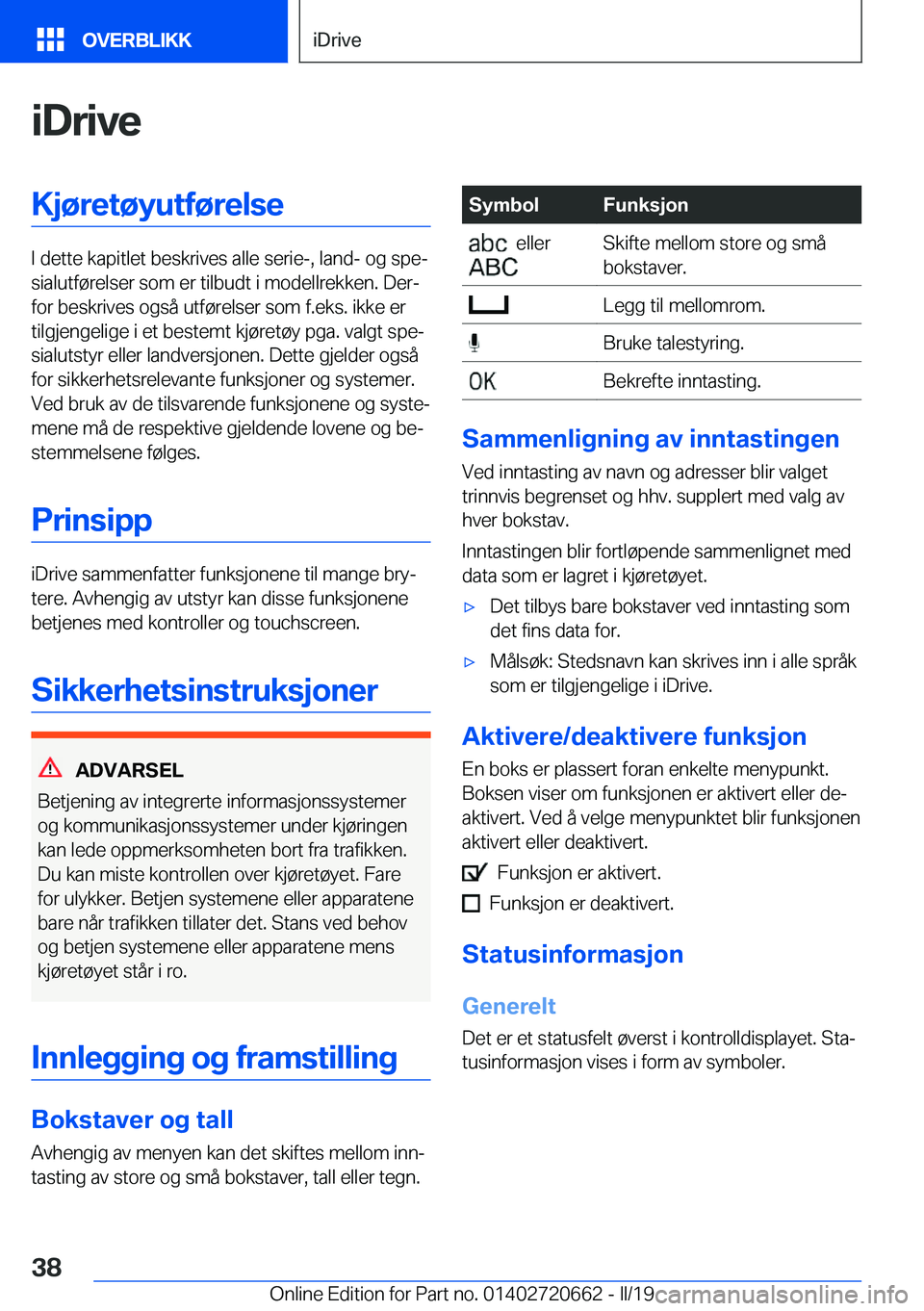 BMW M2 2020  InstruksjonsbØker (in Norwegian) �i�D�r�i�v�e�K�j�