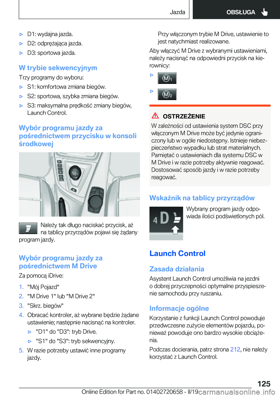BMW M2 2020  Instrukcja obsługi (in Polish) 'x�D�1�:��w�y�d�a�j�n�a��j�a�z�d�a�.'x�D�2�:��o�d�p�r�