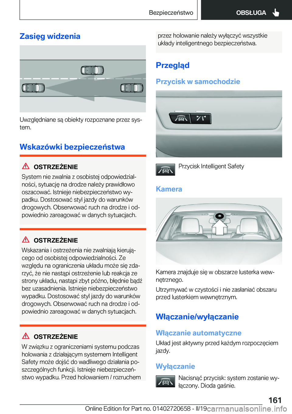 BMW M2 2020  Instrukcja obsługi (in Polish) �Z�a�s�i�