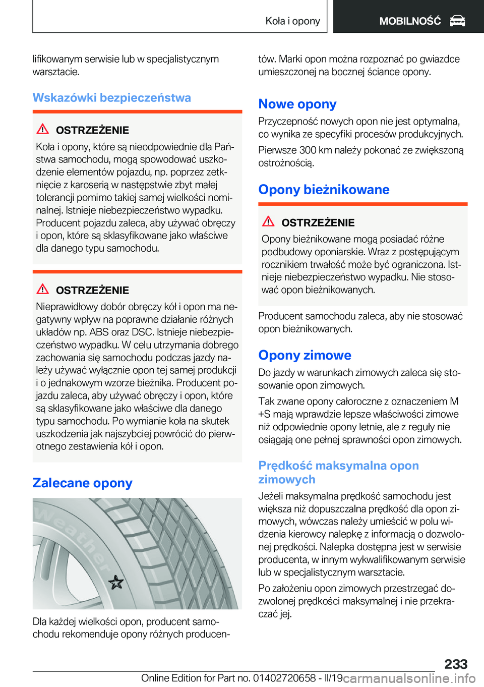 BMW M2 2020  Instrukcja obsługi (in Polish) �l�i�f�i�k�o�w�a�n�y�m��s�e�r�w�i�s�i�e��l�u�b��w��s�p�e�c�j�a�l�i�s�t�y�c�z�n�y�m�w�a�r�s�z�t�a�c�i�e�.
�W�s�k�a�z�