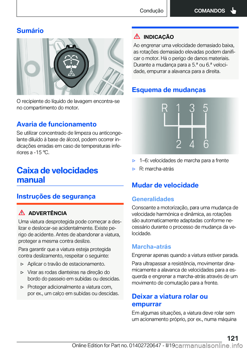 BMW M2 2020  Manual do condutor (in Portuguese) �S�u�m�á�r�i�o
�O��r�e�c�i�p�i�e�n�t�e��d�o��l�