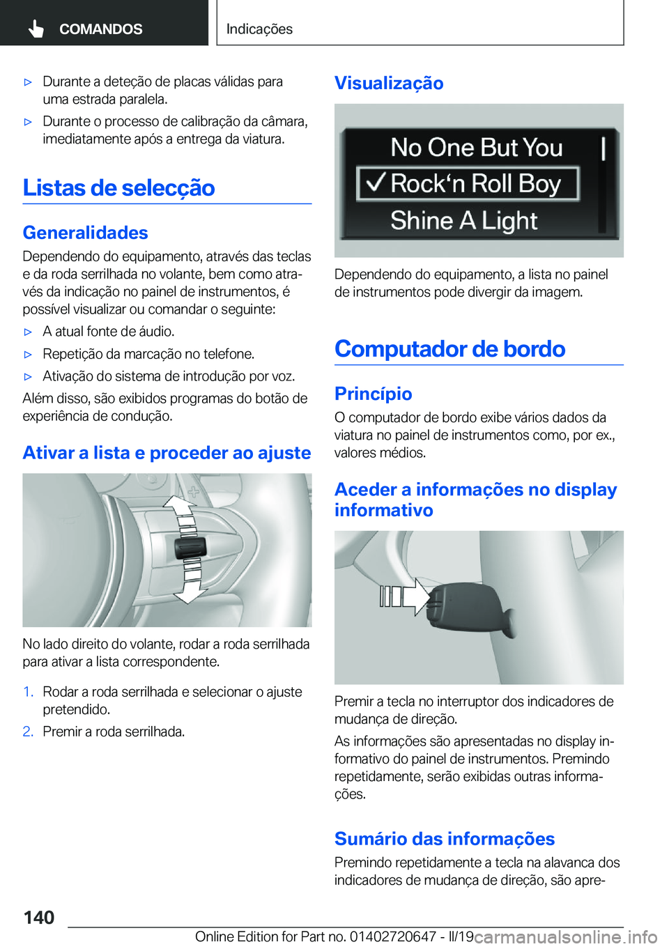 BMW M2 2020  Manual do condutor (in Portuguese) 'x�D�u�r�a�n�t�e��a��d�e�t�e�