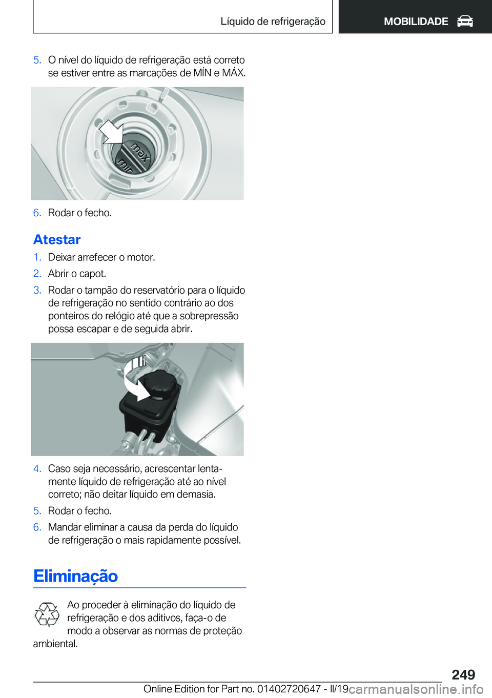 BMW M2 2020  Manual do condutor (in Portuguese) �5�.�O��n�