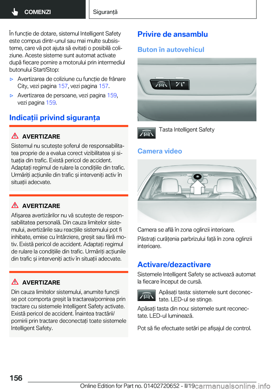 BMW M2 2020  Ghiduri De Utilizare (in Romanian) �