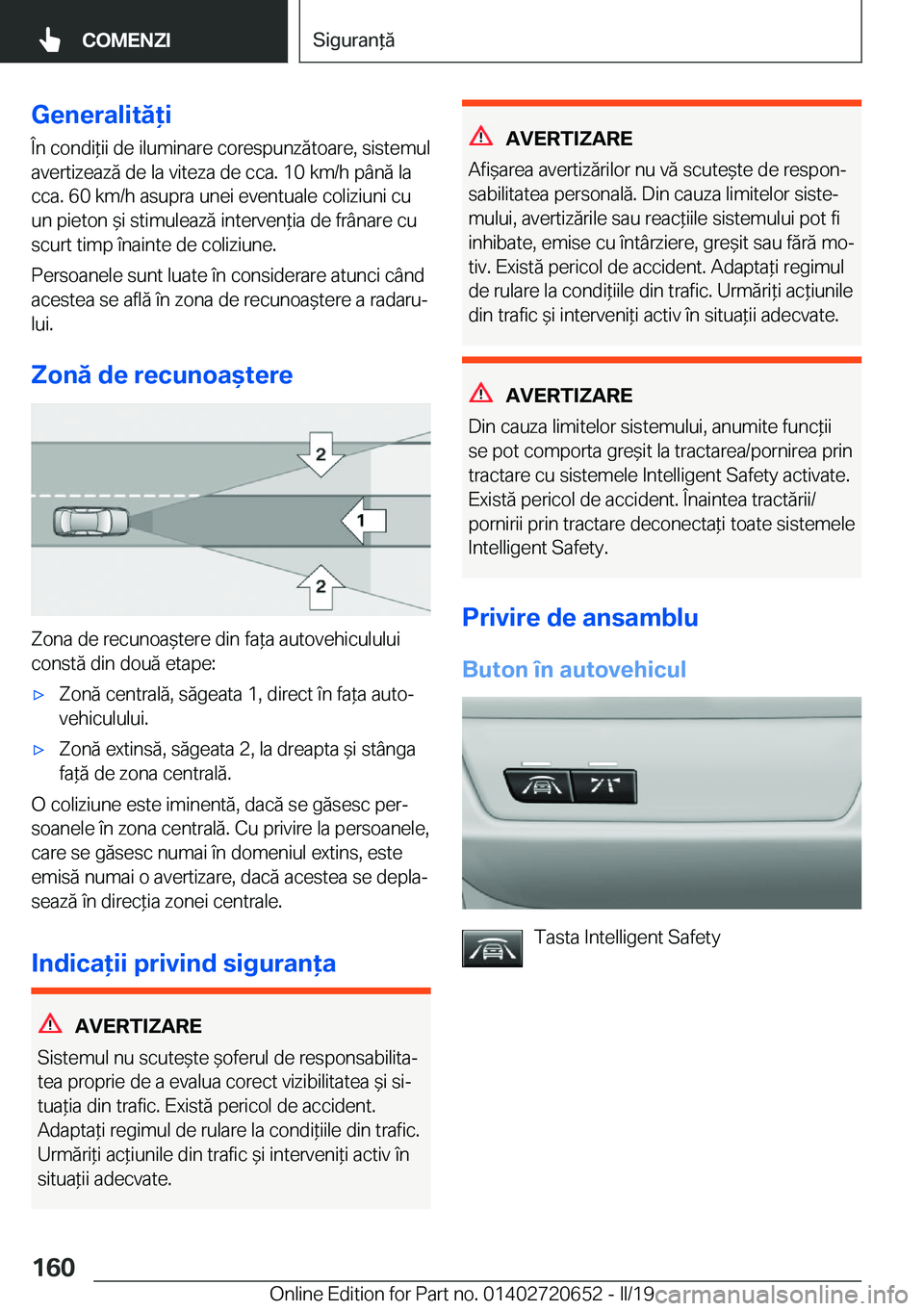 BMW M2 2020  Ghiduri De Utilizare (in Romanian) �G�e�n�e�r�a�l�i�t�
