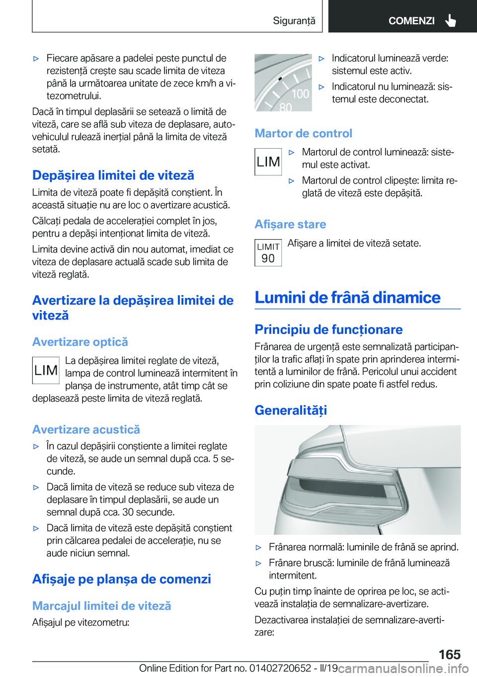 BMW M2 2020  Ghiduri De Utilizare (in Romanian) 'x�F�i�e�c�a�r�e��a�p�