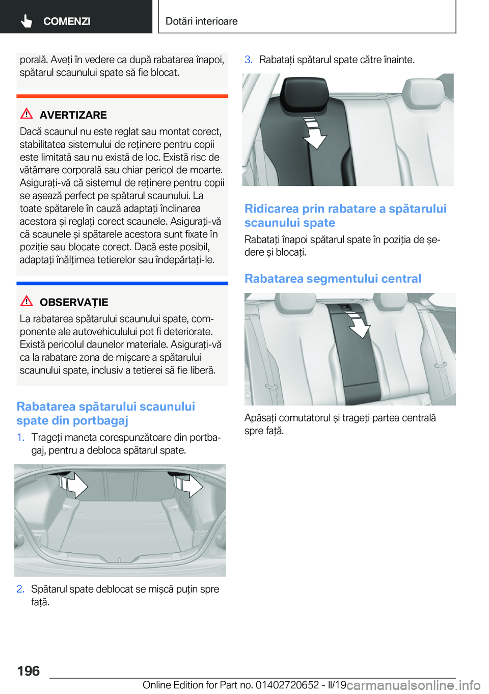 BMW M2 2020  Ghiduri De Utilizare (in Romanian) �p�o�r�a�l�