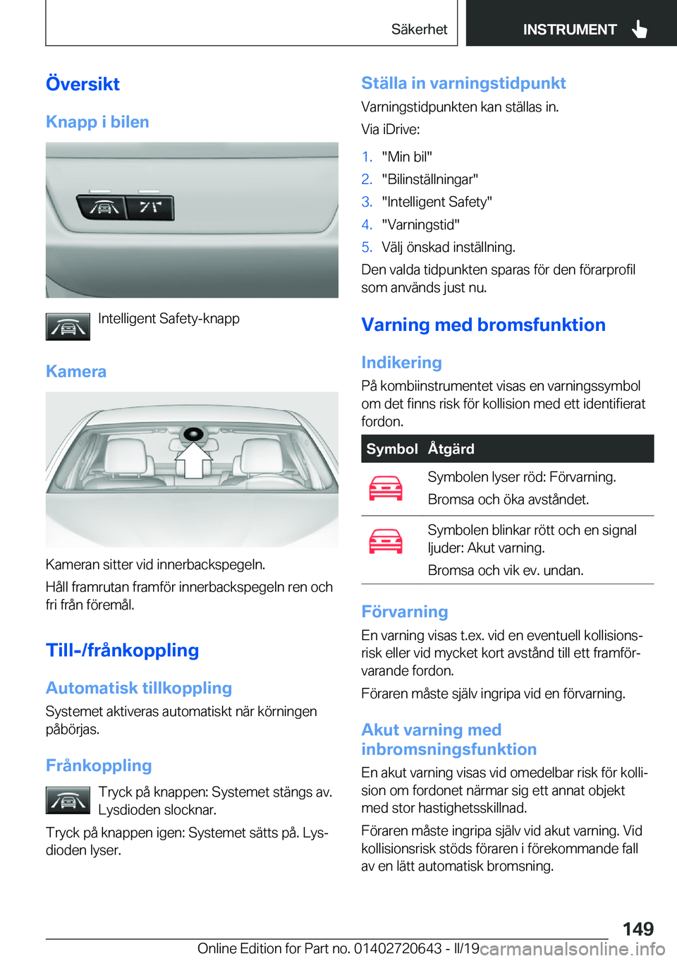 BMW M2 2020  InstruktionsbÖcker (in Swedish) �