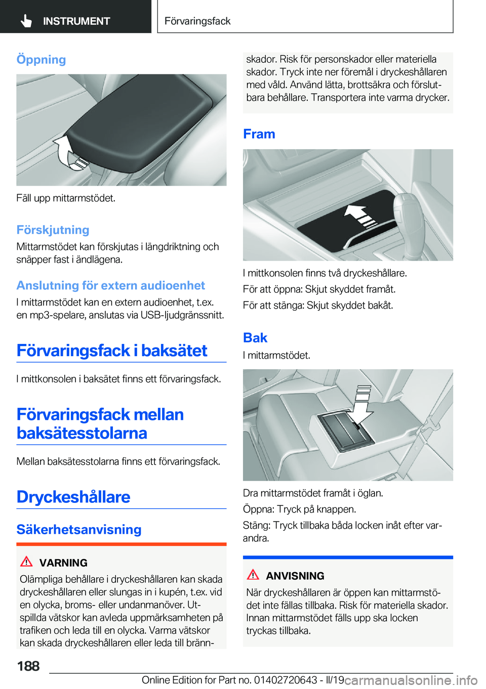 BMW M2 2020  InstruktionsbÖcker (in Swedish) �