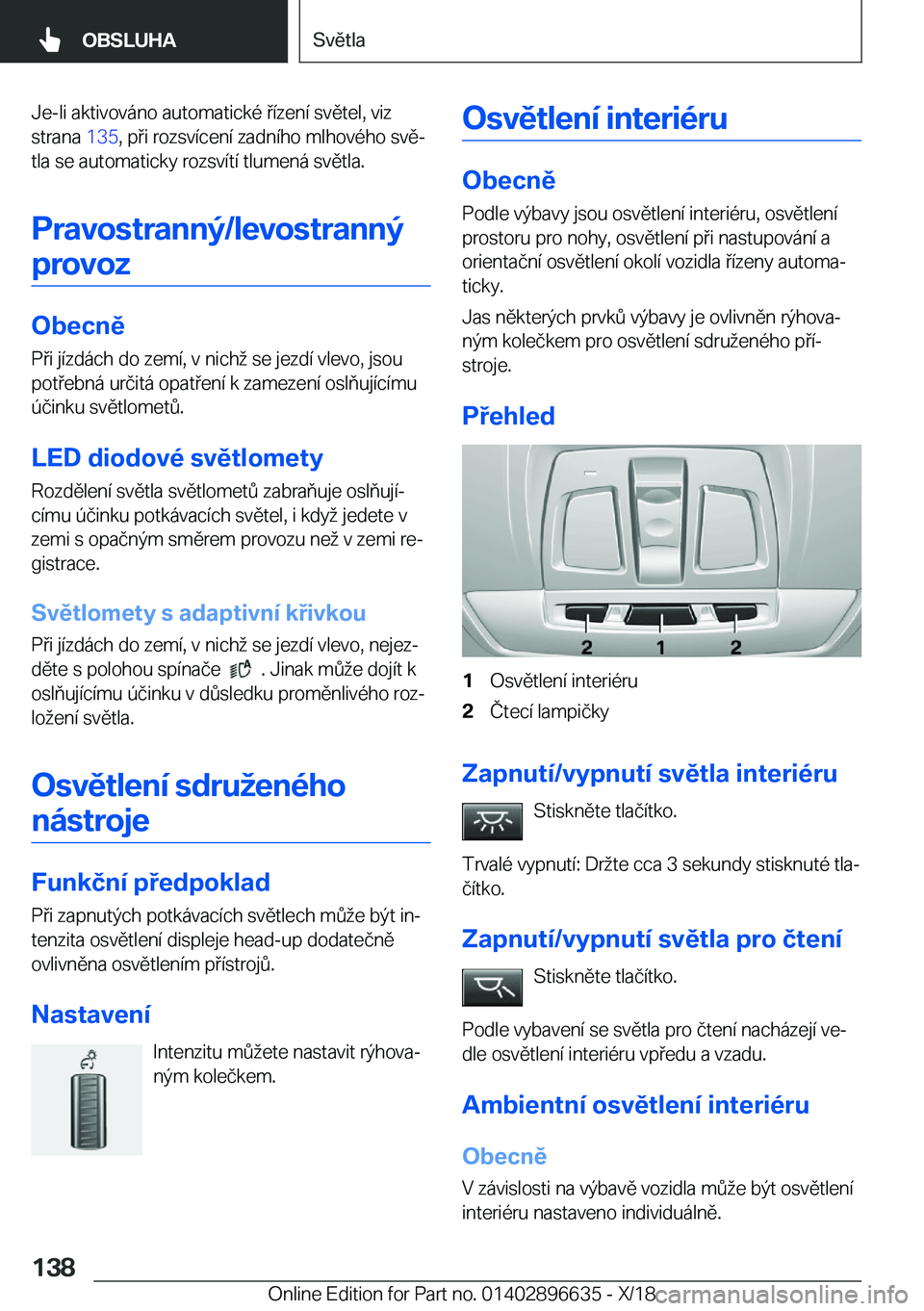 BMW M2 2019  Návod na použití (in Czech) �J�e�-�l�i��a�k�t�i�v�o�v�