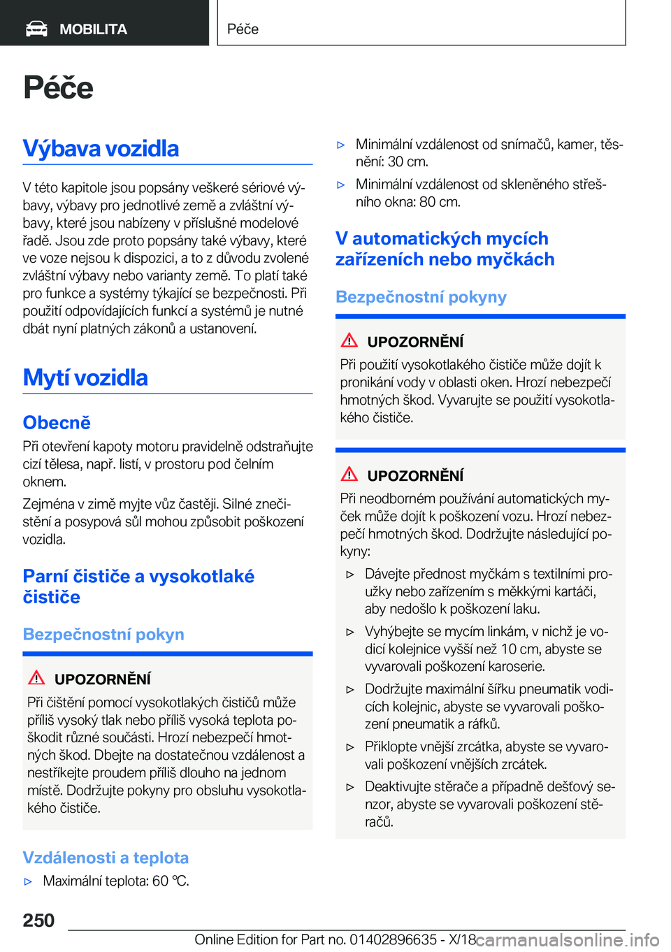 BMW M2 2019  Návod na použití (in Czech) �P�