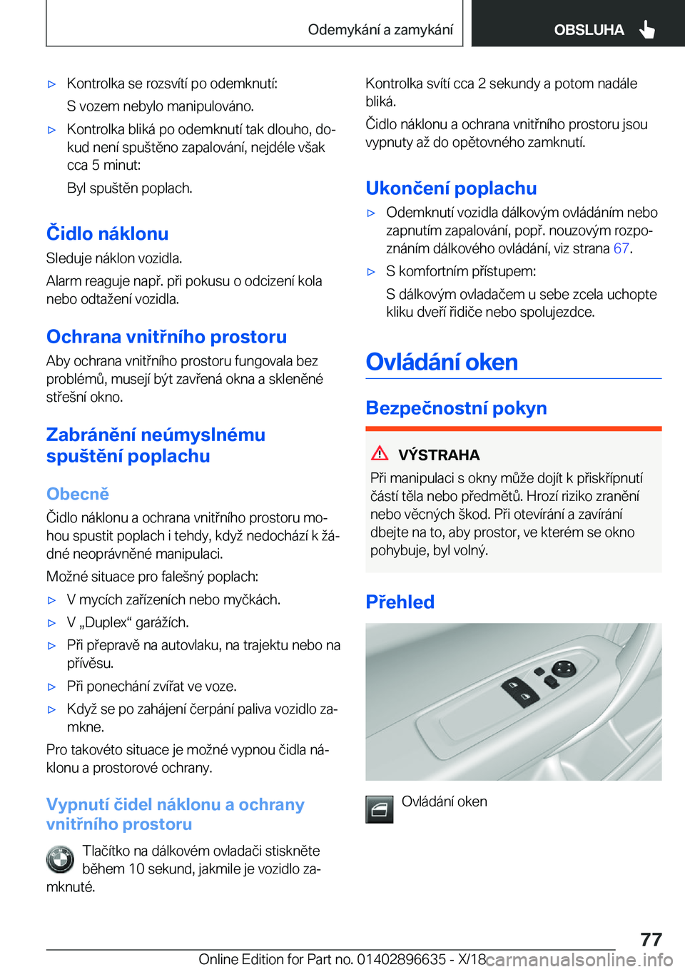 BMW M2 2019  Návod na použití (in Czech) 'x�K�o�n�t�r�o�l�k�a��s�e��r�o�z�s�v�