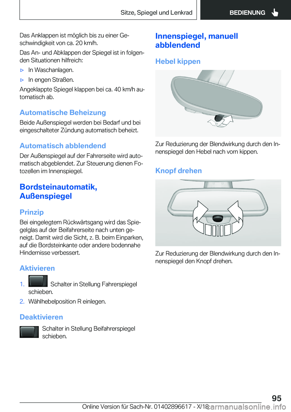 BMW M2 2019  Betriebsanleitungen (in German) �D�a�s��A�n�k�l�a�p�p�e�n��i�s�t��m�