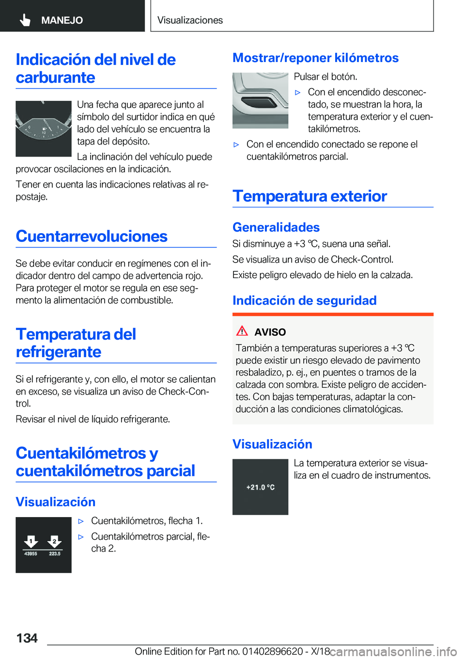 BMW M2 2019  Manuales de Empleo (in Spanish) �I�n�d�i�c�a�c�i�