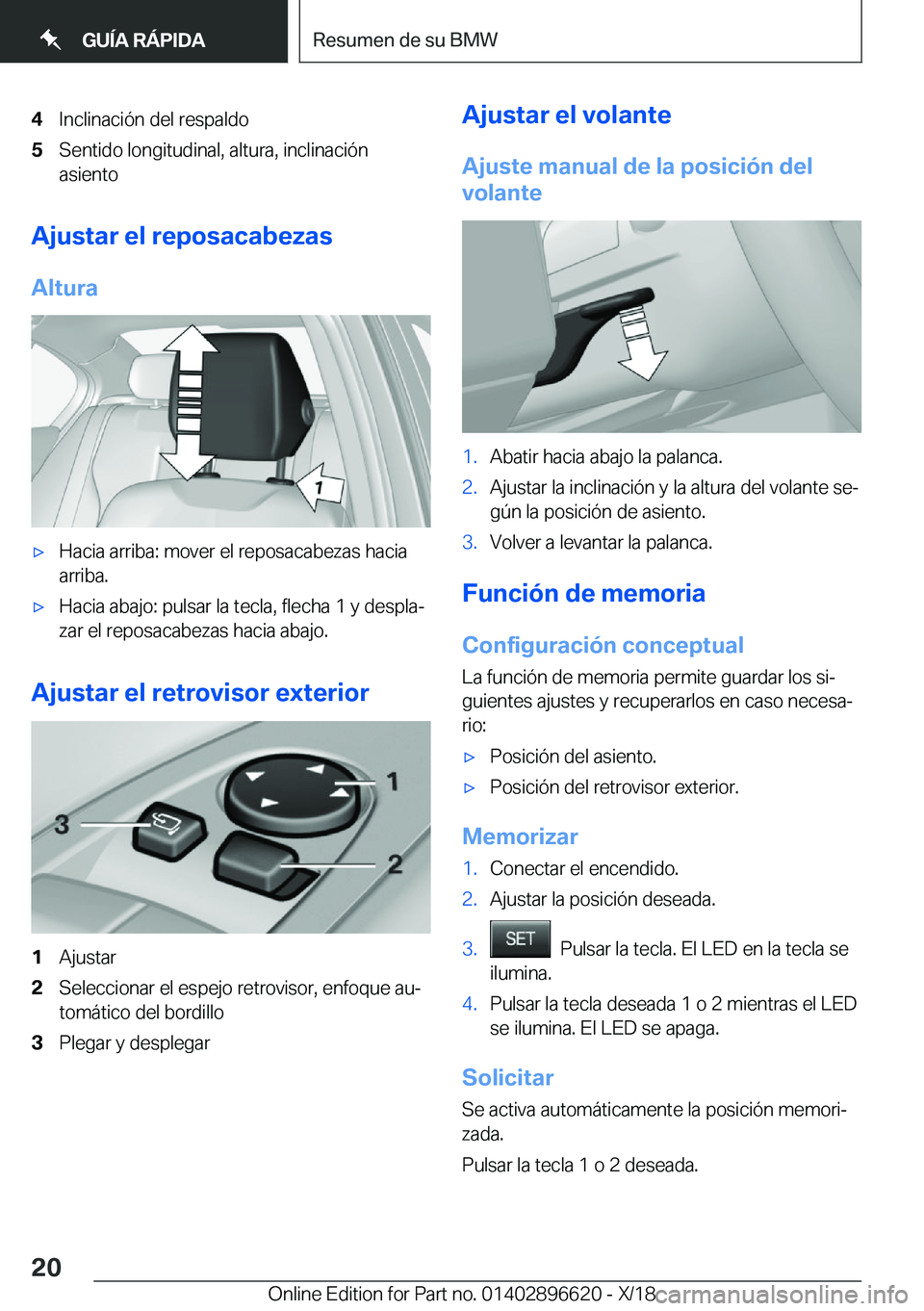 BMW M2 2019  Manuales de Empleo (in Spanish) �4�I�n�c�l�i�n�a�c�i�