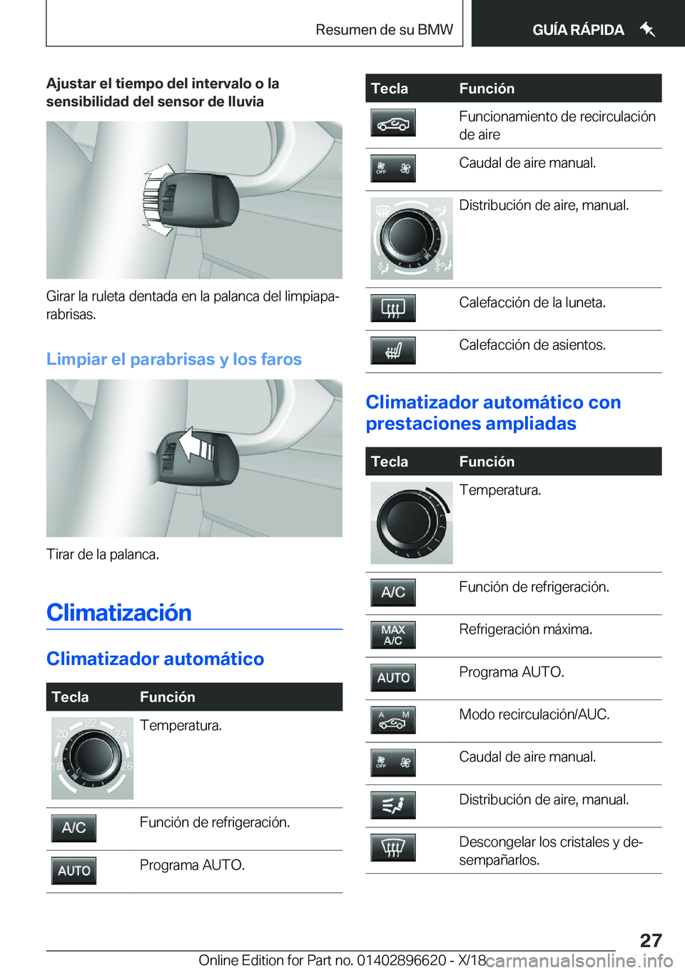 BMW M2 2019  Manuales de Empleo (in Spanish) �A�j�u�s�t�a�r��e�l��t�i�e�m�p�o��d�e�l��i�n�t�e�r�v�a�l�o��o��l�a
�s�e�n�s�i�b�i�l�i�d�a�d��d�e�l��s�e�n�s�o�r��d�e��l�l�u�v�i�a
�G�i�r�a�r��l�a��r�u�l�e�t�a��d�e�n�t�a�d�a��e�n��l�a�