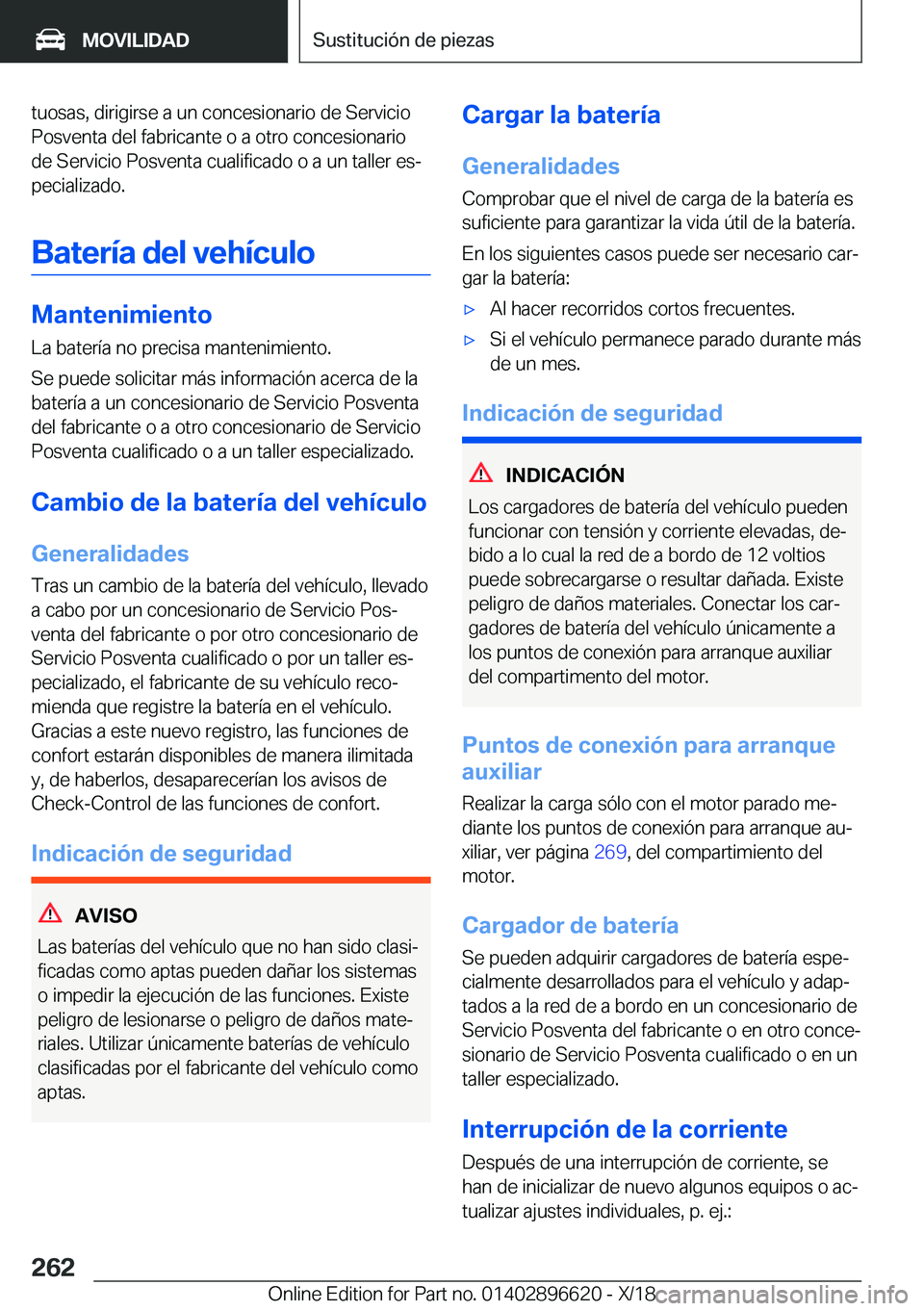 BMW M2 2019  Manuales de Empleo (in Spanish) �t�u�o�s�a�s�,��d�i�r�i�g�i�r�s�e��a��u�n��c�o�n�c�e�s�i�o�n�a�r�i�o��d�e��S�e�r�v�i�c�i�o
�P�o�s�v�e�n�t�a��d�e�l��f�a�b�r�i�c�a�n�t�e��o��a��o�t�r�o��c�o�n�c�e�s�i�o�n�a�r�i�o �d�e��S�e