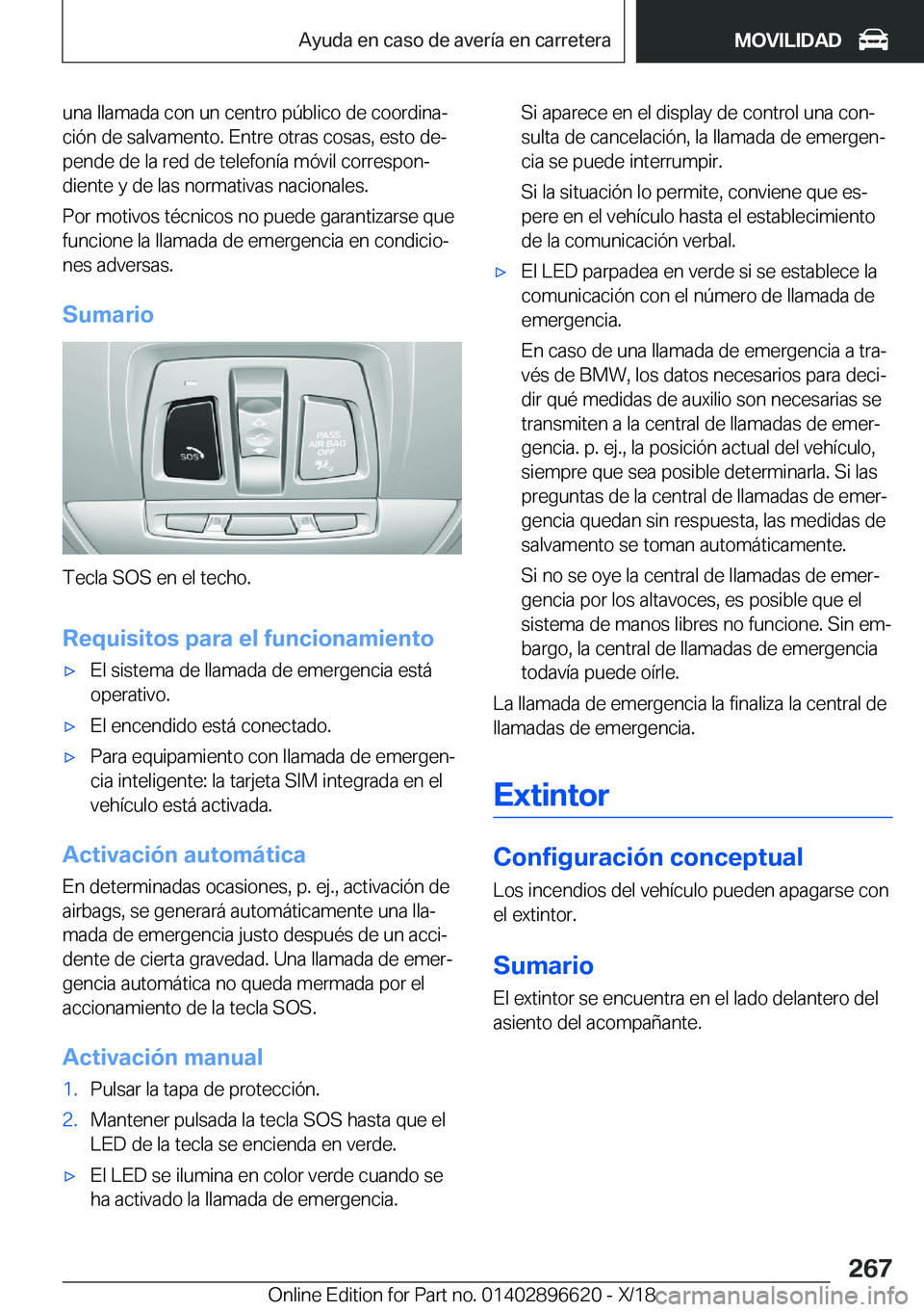 BMW M2 2019  Manuales de Empleo (in Spanish) �u�n�a��l�l�a�m�a�d�a��c�o�n��u�n��c�e�n�t�r�o��p�