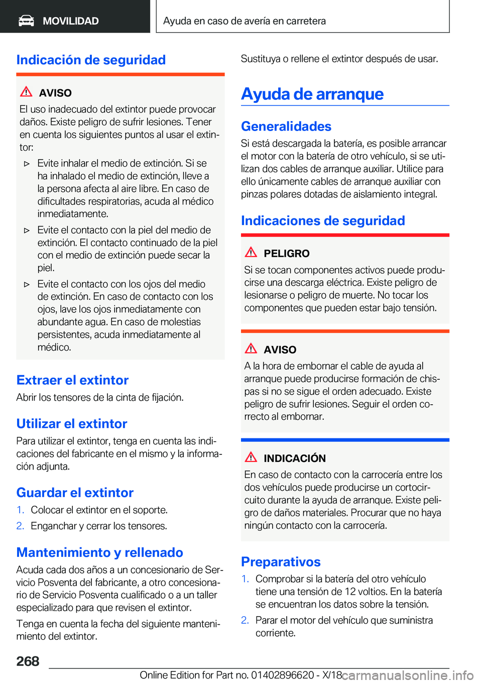 BMW M2 2019  Manuales de Empleo (in Spanish) �I�n�d�i�c�a�c�i�