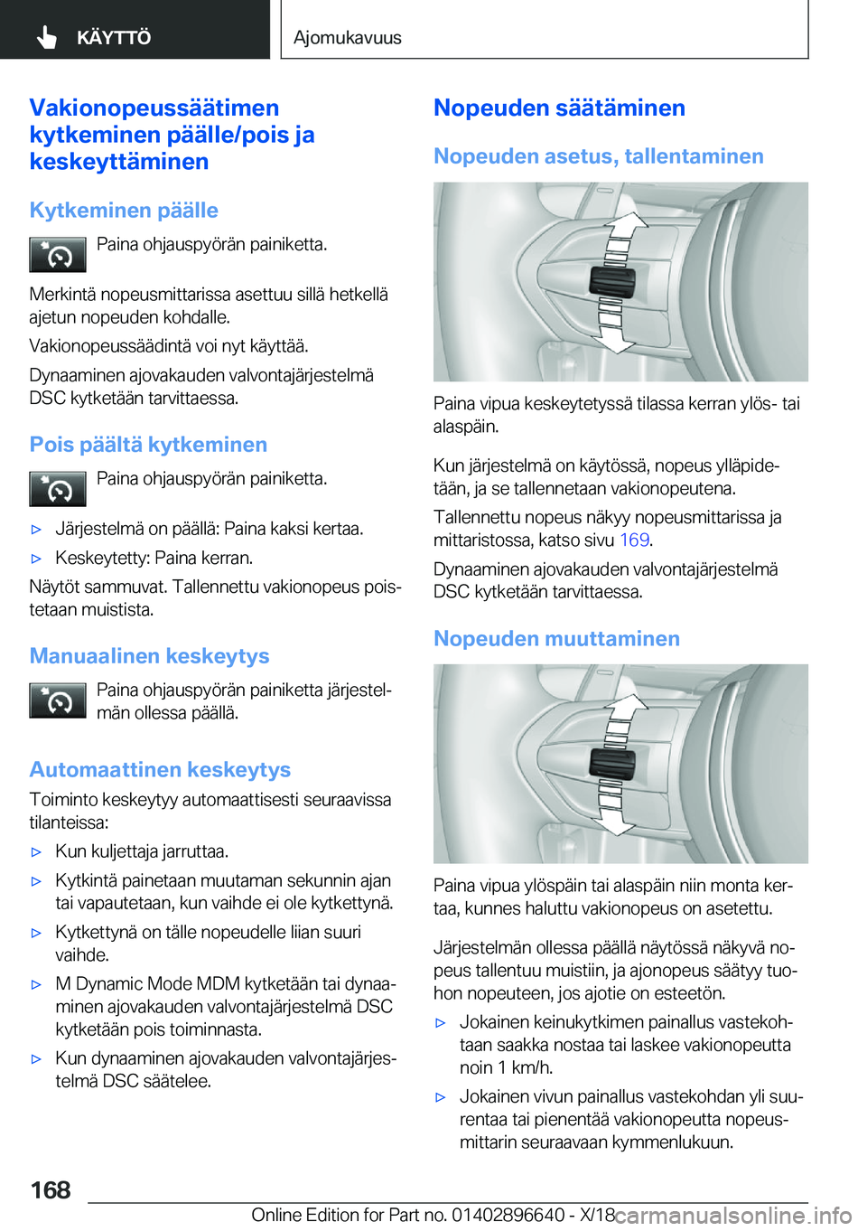 BMW M2 2019  Omistajan Käsikirja (in Finnish) �V�a�k�i�o�n�o�p�e�u�s�s�