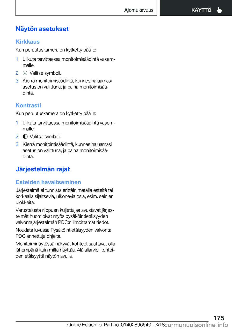 BMW M2 2019  Omistajan Käsikirja (in Finnish) �N�