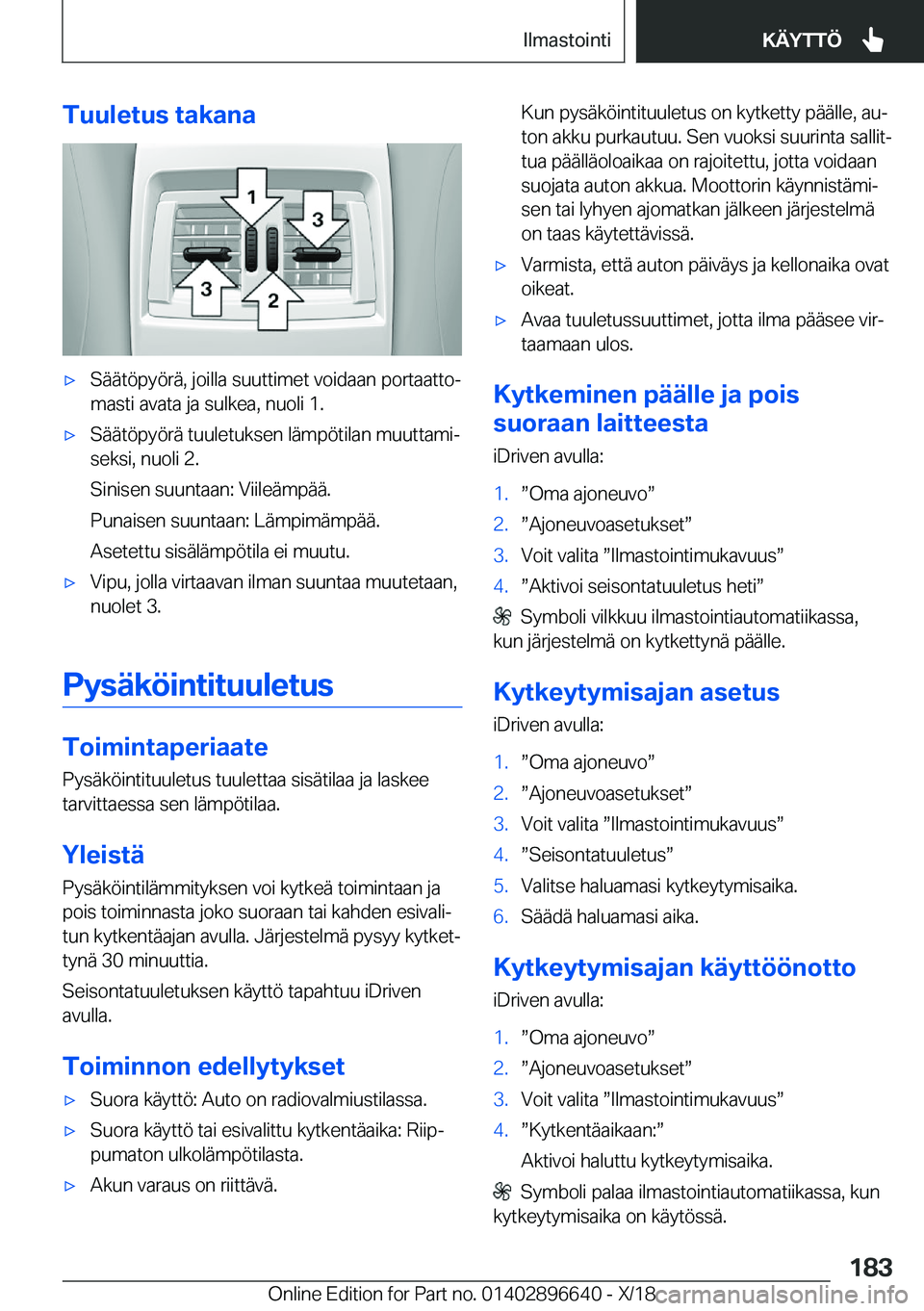 BMW M2 2019  Omistajan Käsikirja (in Finnish) �T�u�u�l�e�t�u�s��t�a�k�a�n�a'x�S�