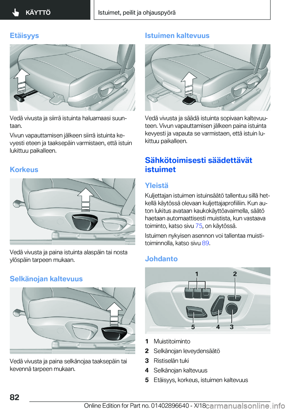 BMW M2 2019  Omistajan Käsikirja (in Finnish) �E�t�