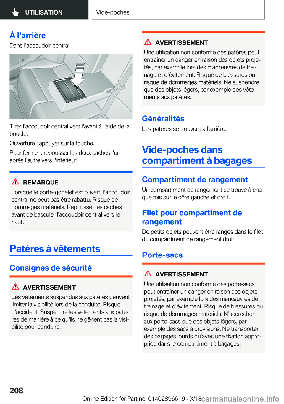 BMW M2 2019  Notices Demploi (in French) �