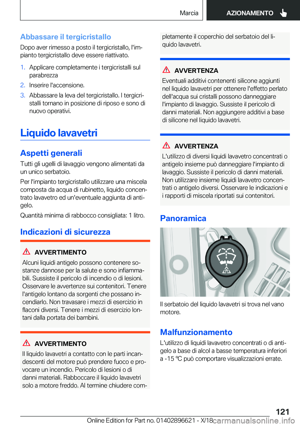 BMW M2 2019  Libretti Di Uso E manutenzione (in Italian) �A�b�b�a�s�s�a�r�e��i�l��t�e�r�g�i�c�r�i�s�t�a�l�l�o
�D�o�p�o��a�v�e�r��r�i�m�e�s�s�o��a��p�o�s�t�o��i�l��t�e�r�g�i�c�r�i�s�t�a�l�l�o�,��l�'�i�mª
�p�i�a�n�t�o��t�e�r�g�i�c�r�i�s�t�a�l�