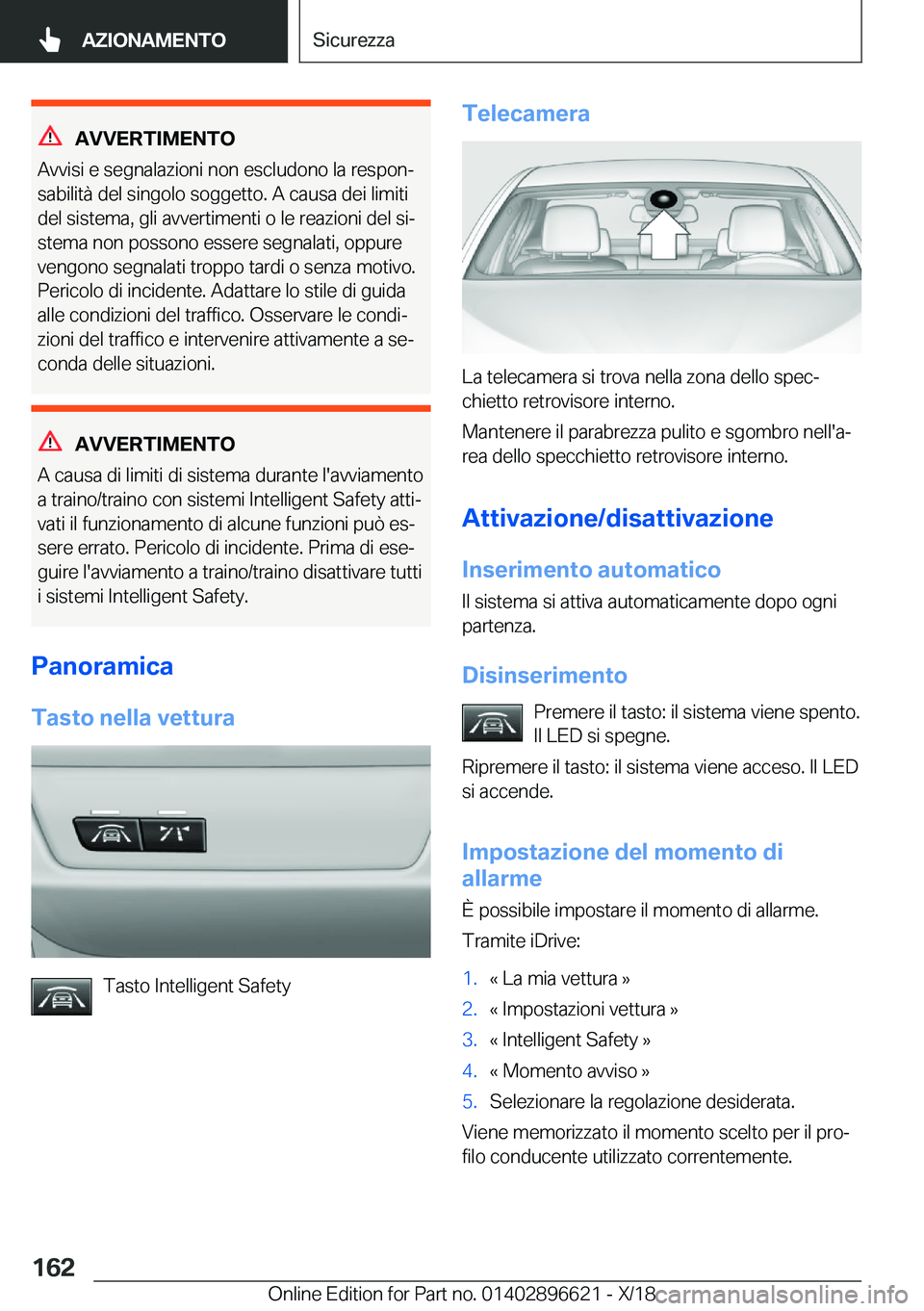 BMW M2 2019  Libretti Di Uso E manutenzione (in Italian) �A�V�V�E�R�T�I�M�E�N�T�O
�A�v�v�i�s�i��e��s�e�g�n�a�l�a�z�i�o�n�i��n�o�n��e�s�c�l�u�d�o�n�o��l�a��r�e�s�p�o�nª
�s�a�b�i�l�i�t�