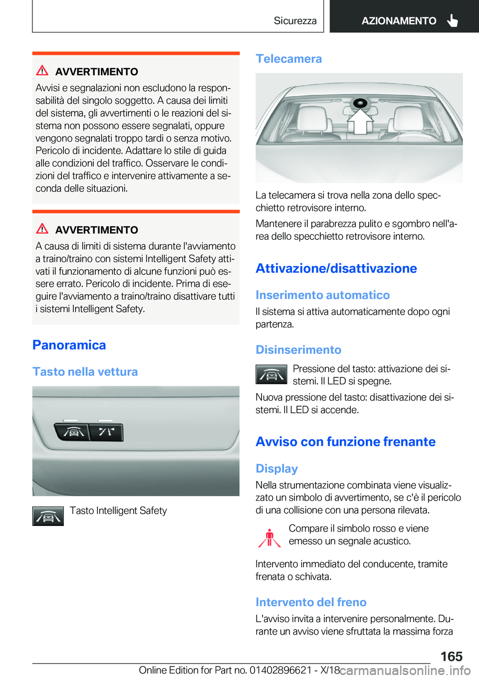 BMW M2 2019  Libretti Di Uso E manutenzione (in Italian) �A�V�V�E�R�T�I�M�E�N�T�O
�A�v�v�i�s�i��e��s�e�g�n�a�l�a�z�i�o�n�i��n�o�n��e�s�c�l�u�d�o�n�o��l�a��r�e�s�p�o�nª
�s�a�b�i�l�i�t�