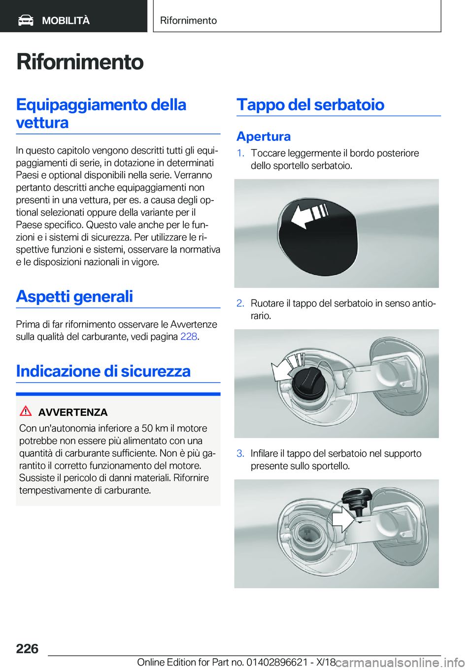 BMW M2 2019  Libretti Di Uso E manutenzione (in Italian) �R�i�f�o�r�n�i�m�e�n�t�o�E�q�u�i�p�a�g�g�i�a�m�e�n�t�o��d�e�l�l�a�v�e�t�t�u�r�a
�I�n��q�u�e�s�t�o��c�a�p�i�t�o�l�o��v�e�n�g�o�n�o��d�e�s�c�r�i�t�t�i��t�u�t�t�i��g�l�i��e�q�u�iª
�p�a�g�g�i�a�