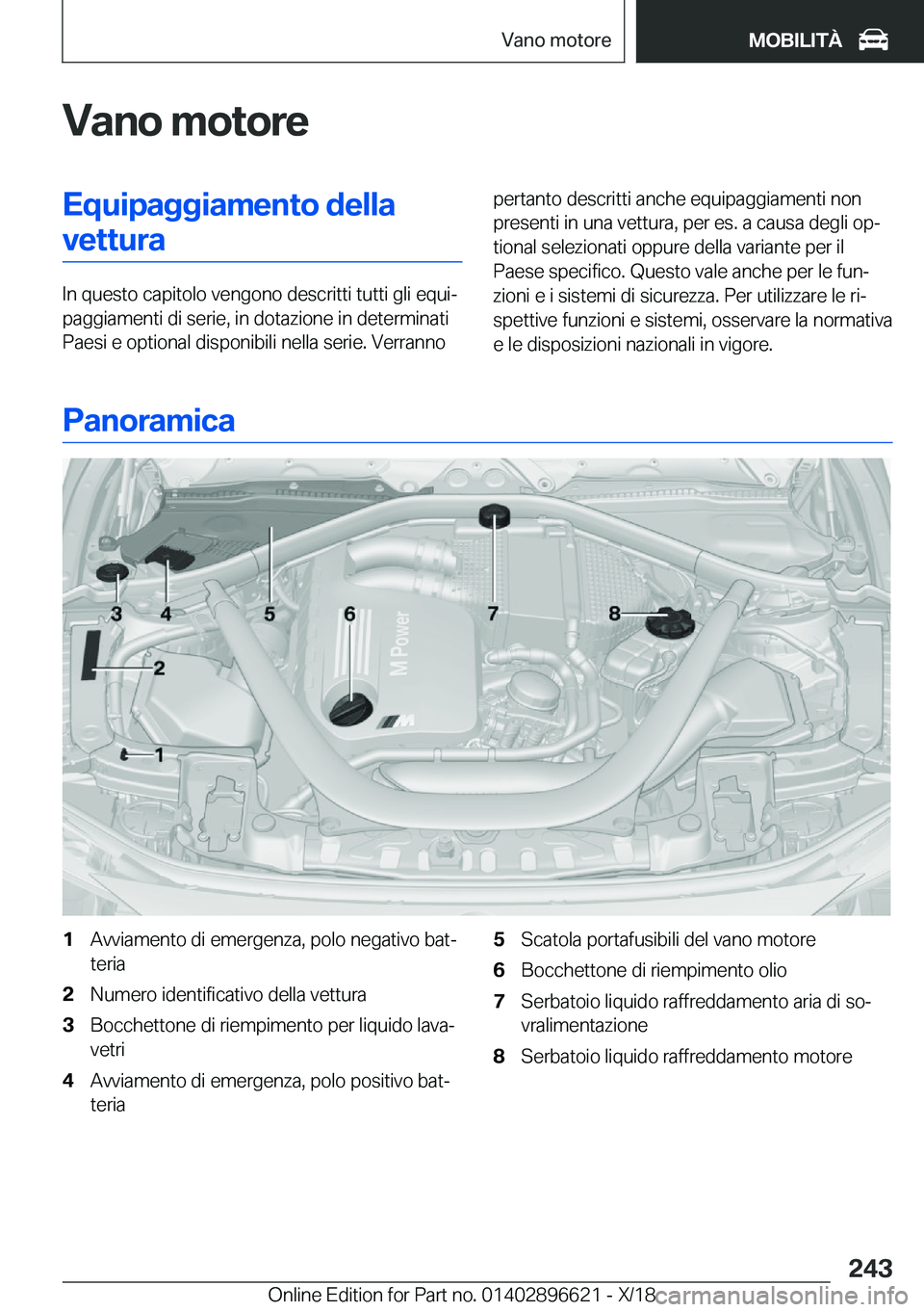BMW M2 2019  Libretti Di Uso E manutenzione (in Italian) �V�a�n�o��m�o�t�o�r�e�E�q�u�i�p�a�g�g�i�a�m�e�n�t�o��d�e�l�l�a�v�e�t�t�u�r�a
�I�n��q�u�e�s�t�o��c�a�p�i�t�o�l�o��v�e�n�g�o�n�o��d�e�s�c�r�i�t�t�i��t�u�t�t�i��g�l�i��e�q�u�iª
�p�a�g�g�i�a�m�