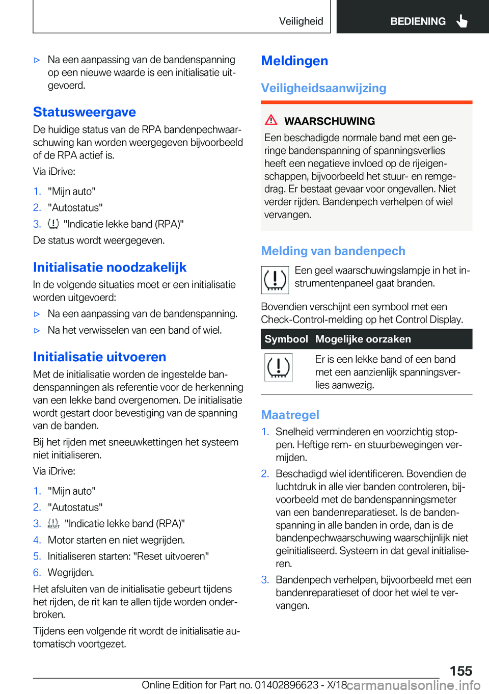 BMW M2 2019  Instructieboekjes (in Dutch) 'x�N�a��e�e�n��a�a�n�p�a�s�s�i�n�g��v�a�n��d�e��b�a�n�d�e�n�s�p�a�n�n�i�n�g�o�p��e�e�n��n�i�e�u�w�e��w�a�a�r�d�e��i�s��e�e�n��i�n�i�t�i�a�l�i�s�a�t�i�e��u�i�tj
�g�e�v�o�e�r�d�.
�S�t�a