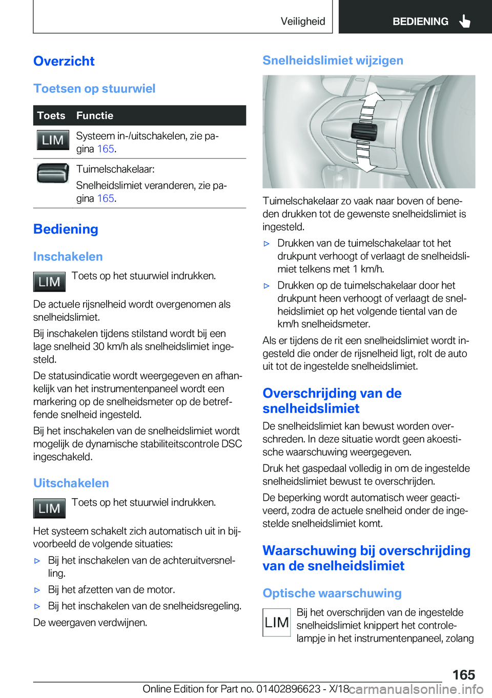 BMW M2 2019  Instructieboekjes (in Dutch) �O�v�e�r�z�i�c�h�t�T�o�e�t�s�e�n��o�p��s�t�u�u�r�w�i�e�l�T�o�e�t�s�F�u�n�c�t�i�e�S�y�s�t�e�e�m��i�n�-�/�u�i�t�s�c�h�a�k�e�l�e�n�,��z�i�e��p�aj
�g�i�n�a� �1�6�5�.�T�u�i�m�e�l�s�c�h�a�k�e�l�a�a�r