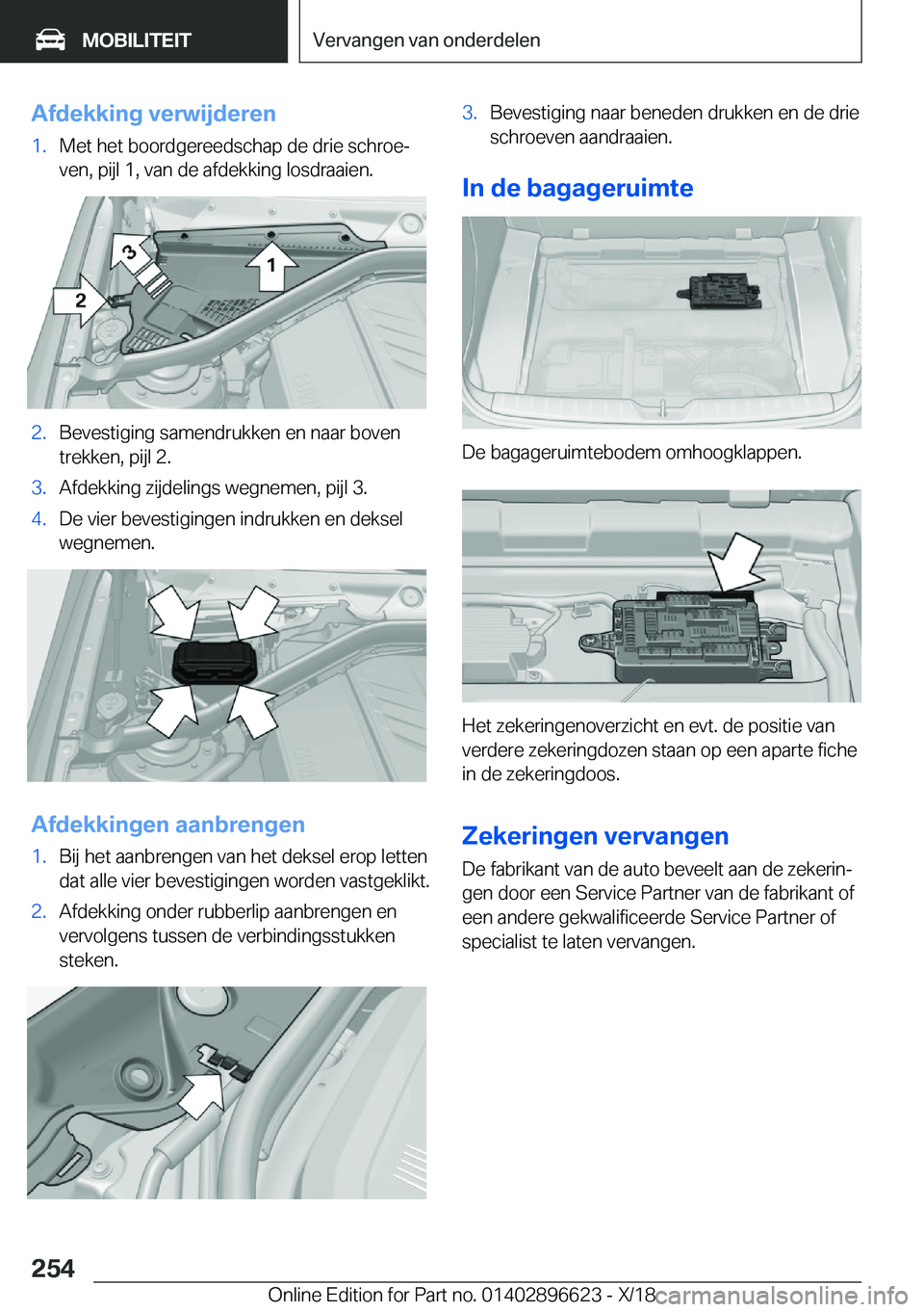 BMW M2 2019  Instructieboekjes (in Dutch) �A�f�d�e�k�k�i�n�g��v�e�r�w�i�j�d�e�r�e�n�1�.�M�e�t��h�e�t��b�o�o�r�d�g�e�r�e�e�d�s�c�h�a�p��d�e��d�r�i�e��s�c�h�r�o�ej�v�e�n�,��p�i�j�l��1�,��v�a�n��d�e��a�f�d�e�k�k�i�n�g��l�o�s�d�r�a�a