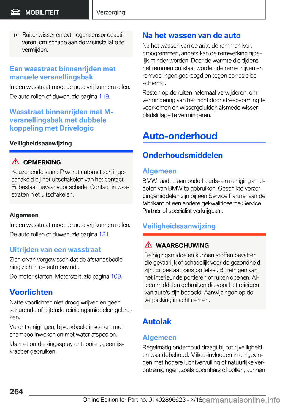 BMW M2 2019  Instructieboekjes (in Dutch) 'x�R�u�i�t�e�n�w�i�s�s�e�r��e�n��e�v�t�.��r�e�g�e�n�s�e�n�s�o�r��d�e�a�c�t�ij�v�e�r�e�n�,��o�m��s�c�h�a�d�e��a�a�n��d�e��w�i�s�i�n�s�t�a�l�l�a�t�i�e��t�e
�v�e�r�m�i�j�d�e�n�.
�E�e�n��w