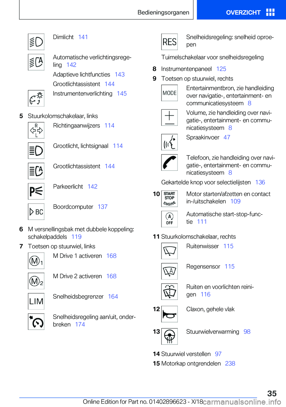 BMW M2 2019  Instructieboekjes (in Dutch) �D�i�m�l�i�c�h�t\_�1�4�1�A�u�t�o�m�a�t�i�s�c�h�e��v�e�r�l�i�c�h�t�i�n�g�s�r�e�g�ej
�l�i�n�g\_ �1�4�2
�A�d�a�p�t�i�e�v�e��l�i�c�h�t�f�u�n�c�t�i�e�s\_ �1�4�3
�G�r�o�o�t�l�i�c�h�t�a�s�s�i�s�t�e�