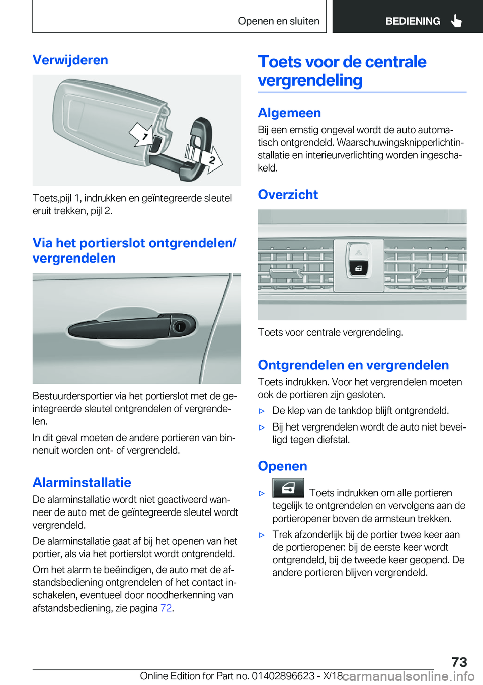 BMW M2 2019  Instructieboekjes (in Dutch) �V�e�r�w�i�j�d�e�r�e�n
�T�o�e�t�s�,�p�i�j�l��1�,��i�n�d�r�u�k�k�e�n��e�n��g�e�