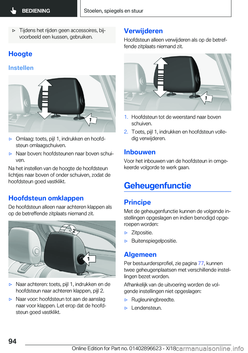 BMW M2 2019  Instructieboekjes (in Dutch) 'x�T�i�j�d�e�n�s��h�e�t��r�i�j�d�e�n��g�e�e�n��a�c�c�e�s�s�o�i�r�e�s�,��b�i�jj
�v�o�o�r�b�e�e�l�d��e�e�n��k�u�s�s�e�n�,��g�e�b�r�u�i�k�e�n�.
�H�o�o�g�t�e
�I�n�s�t�e�l�l�e�n
'x�O�m�l�a