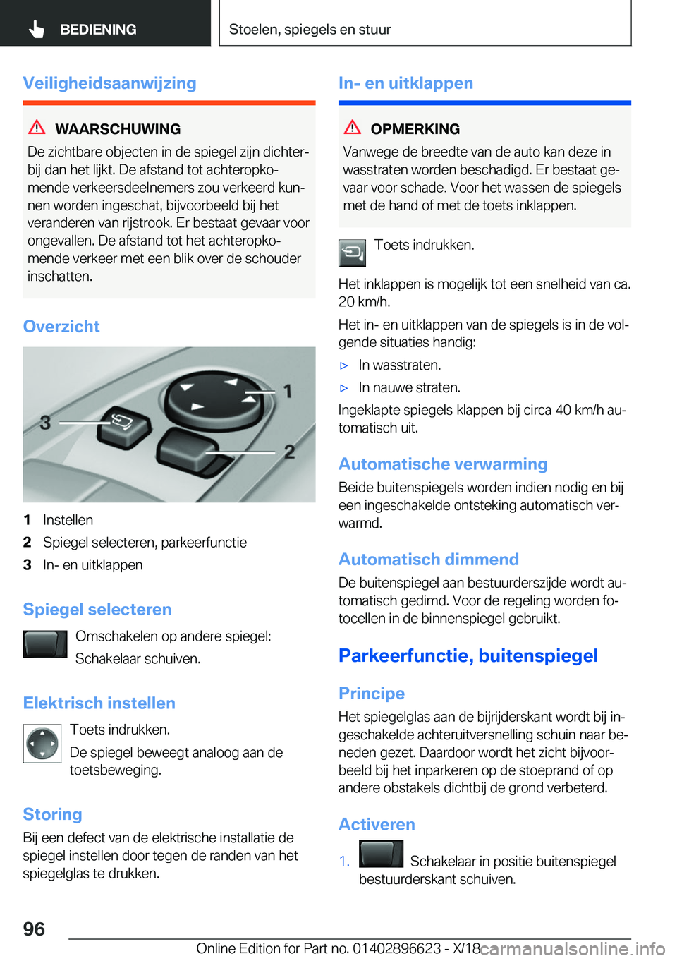 BMW M2 2019  Instructieboekjes (in Dutch) �V�e�i�l�i�g�h�e�i�d�s�a�a�n�w�i�j�z�i�n�g
�W�A�A�R�S�C�H�U�W�I�N�G
�D�e��z�i�c�h�t�b�a�r�e��o�b�j�e�c�t�e�n��i�n��d�e��s�p�i�e�g�e�l��z�i�j�n��d�i�c�h�t�e�rj �b�i�j��d�a�n��h�e�t��l�i�j�k�