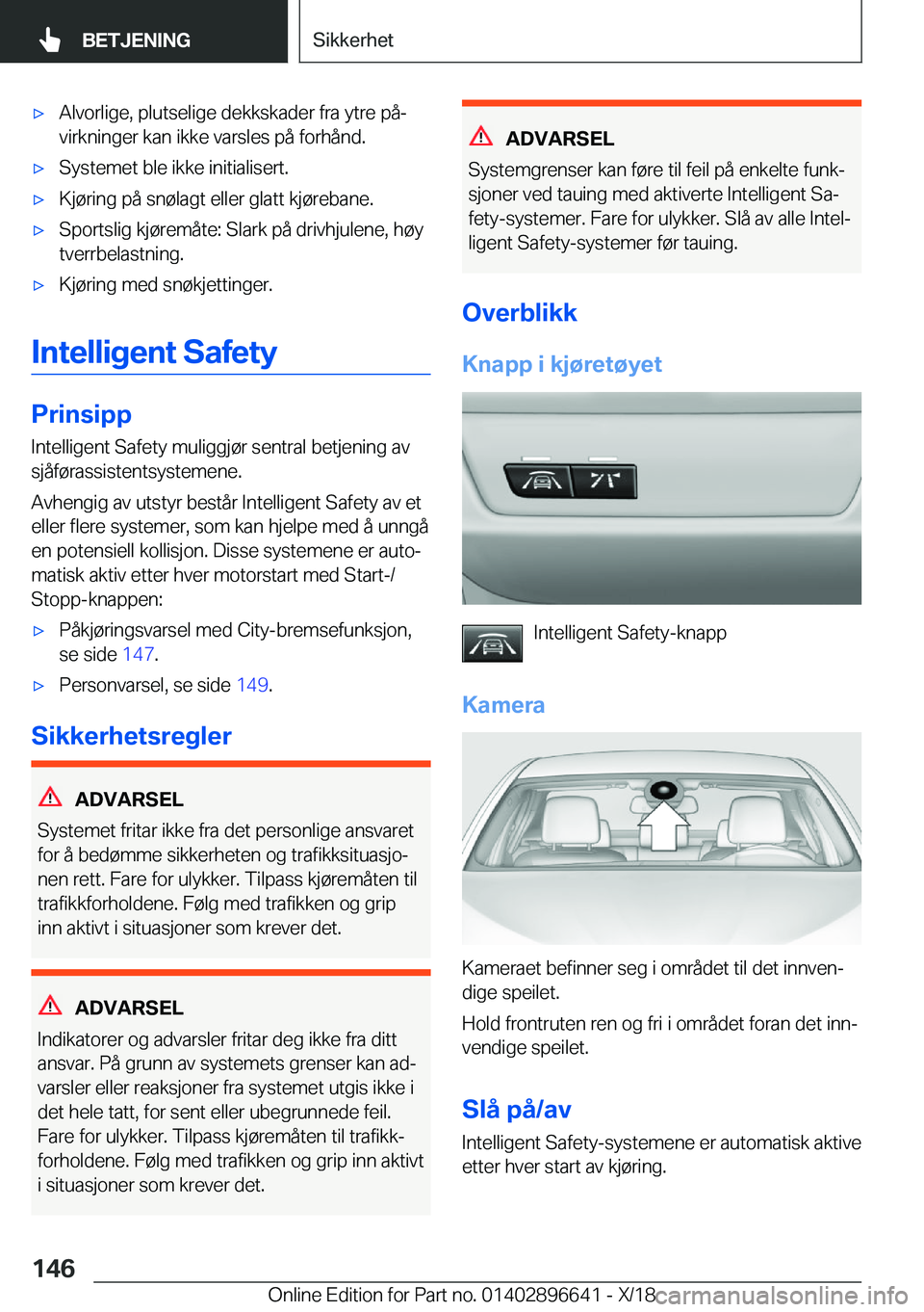 BMW M2 2019  InstruksjonsbØker (in Norwegian) 'x�A�l�v�o�r�l�i�g�e�,��p�l�u�t�s�e�l�i�g�e��d�e�k�k�s�k�a�d�e�r��f�r�a��y�t�r�e��p�åj
�v�i�r�k�n�i�n�g�e�r��k�a�n��i�k�k�e��v�a�r�s�l�e�s��p�å��f�o�r�h�å�n�d�.'x�S�y�s�t�e�m�e�t