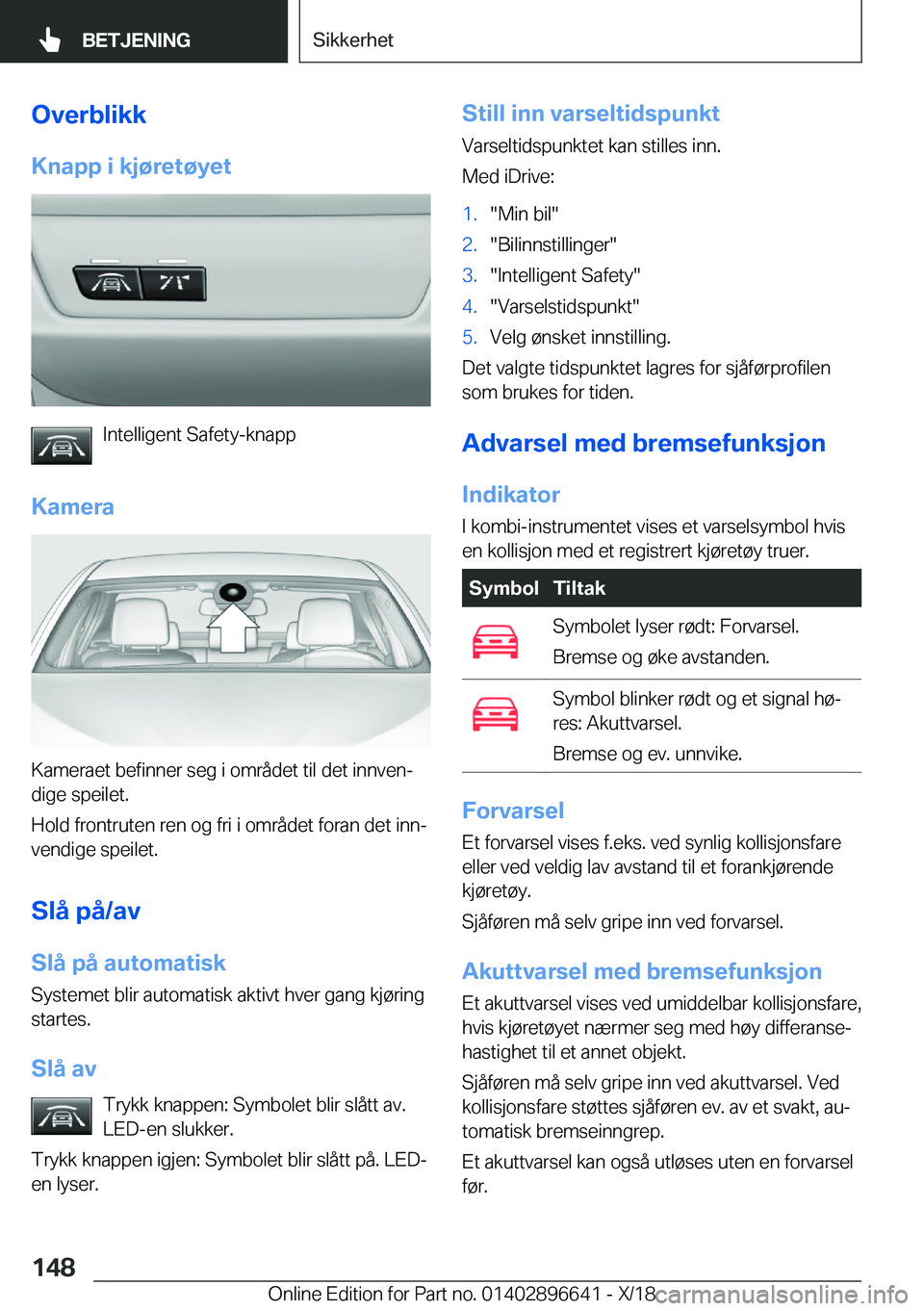 BMW M2 2019  InstruksjonsbØker (in Norwegian) �O�v�e�r�b�l�i�k�k�K�n�a�p�p��i��k�j�