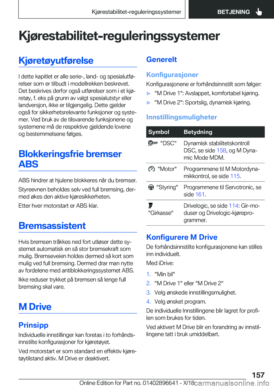 BMW M2 2019  InstruksjonsbØker (in Norwegian) �K�j�