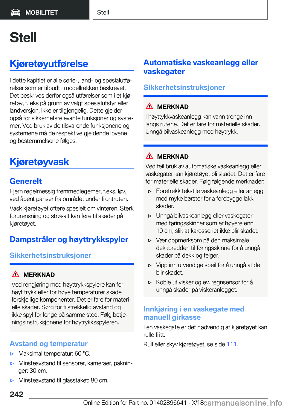 BMW M2 2019  InstruksjonsbØker (in Norwegian) �S�t�e�l�l�K�j�