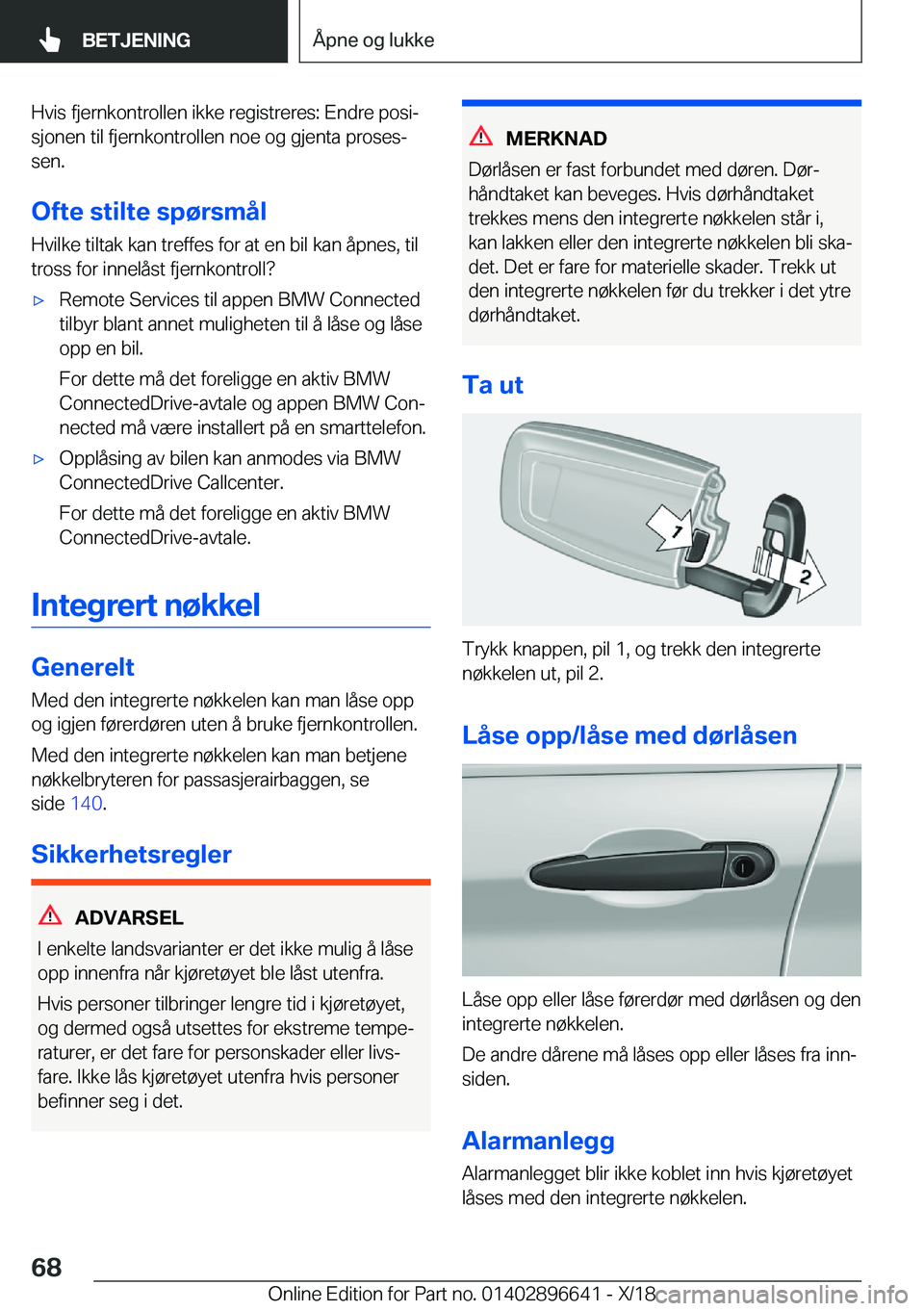 BMW M2 2019  InstruksjonsbØker (in Norwegian) �H�v�i�s��f�j�e�r�n�k�o�n�t�r�o�l�l�e�n��i�k�k�e��r�e�g�i�s�t�r�e�r�e�s�:��E�n�d�r�e��p�o�s�ij�s�j�o�n�e�n��t�i�l��f�j�e�r�n�k�o�n�t�r�o�l�l�e�n��n�o�e��o�g��g�j�e�n�t�a��p�r�o�s�e�sj
�s�