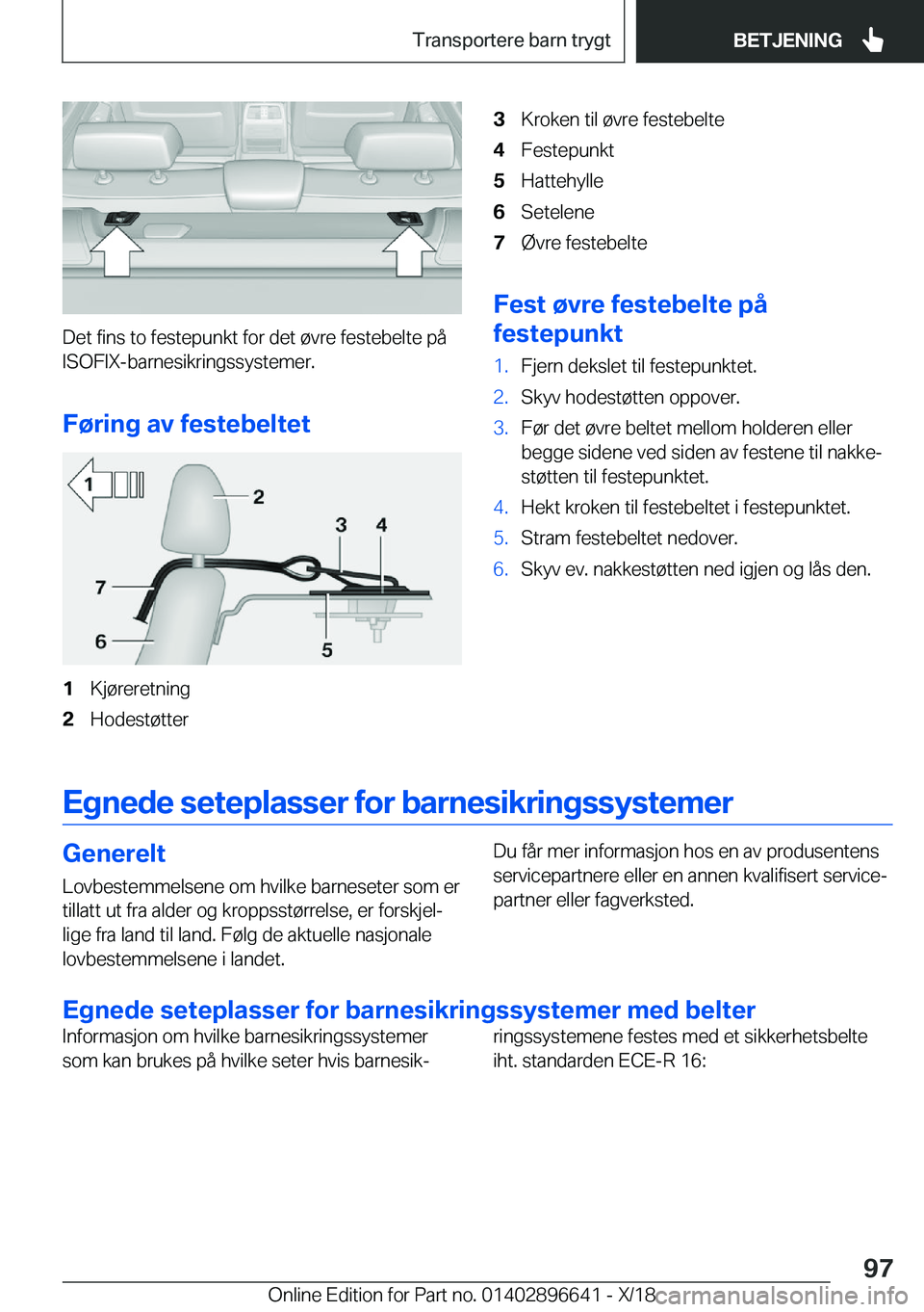 BMW M2 2019  InstruksjonsbØker (in Norwegian) �D�e�t��f�i�n�s��t�o��f�e�s�t�e�p�u�n�k�t��f�o�r��d�e�t��