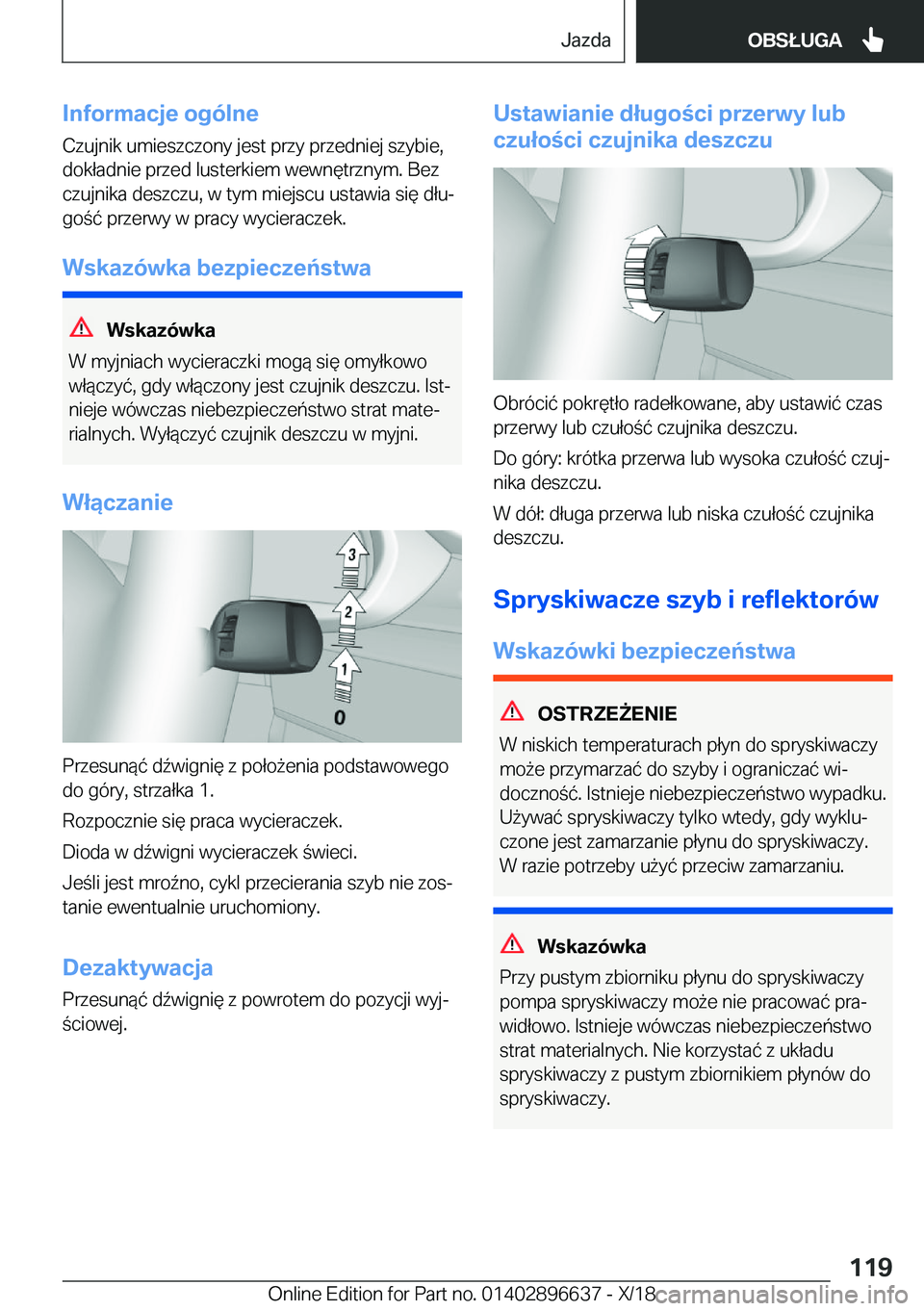 BMW M2 2019  Instrukcja obsługi (in Polish) �I�n�f�o�r�m�a�c�j�e��o�g�