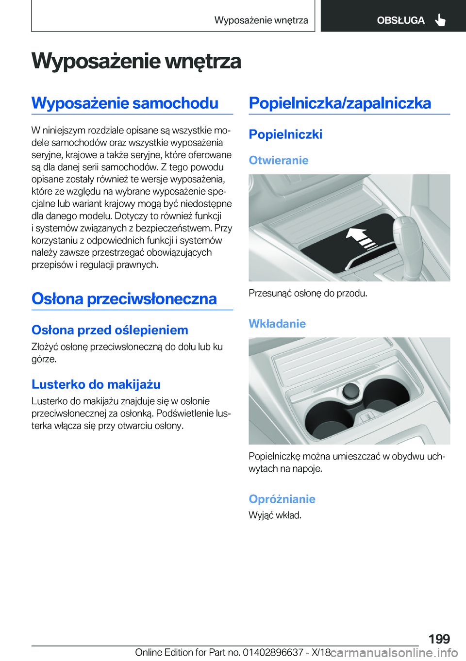 BMW M2 2019  Instrukcja obsługi (in Polish) �W�y�p�o�s�a9�e�n�i�e��w�n�